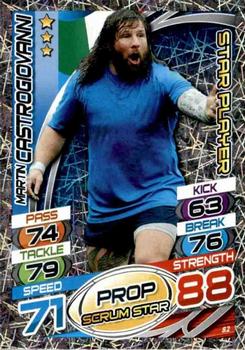 2015 Topps Rugby Attax #82 Martin Castrogiovanni Front